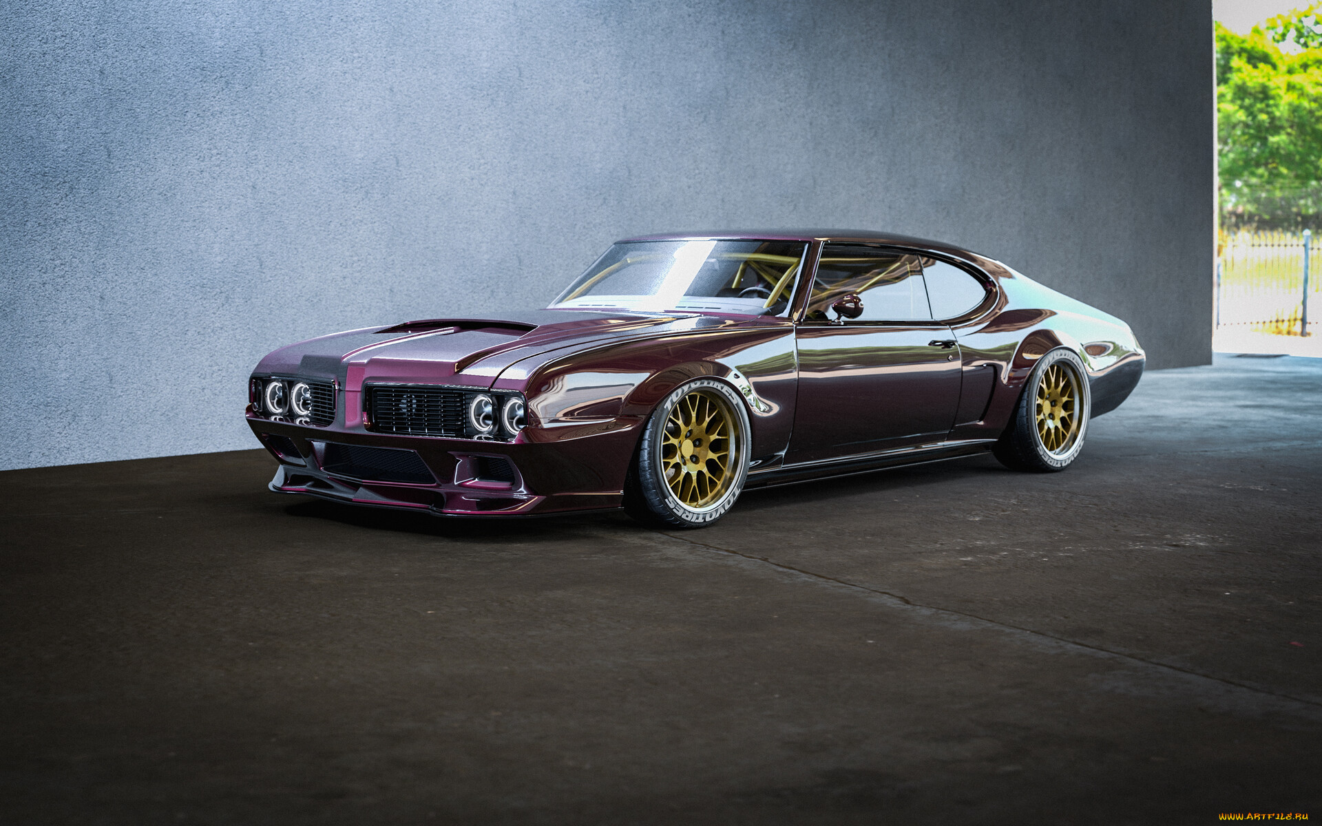 oldsmobile 442, , 3, oldsmobile, 442, resomod, widebody, tuning, car, , 